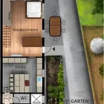 Semesterbostad Loft House 170qm, Central, Own Garden, Parking Lot Offenbach am Main