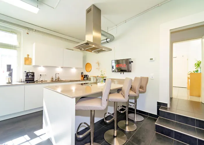 Loft House 170qm, Central, Own Garden, Parking Lot Casa vacanze Offenbach am Main